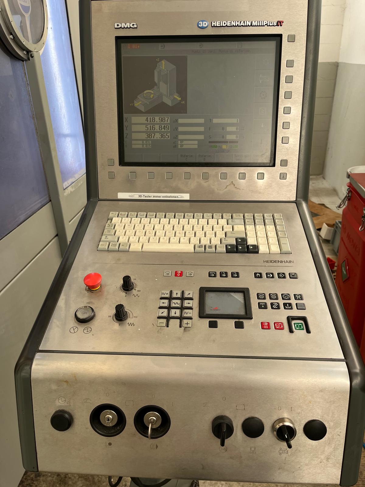 DMG 5 ASSI - DMC 80 DUOBLOCK CAMBIO PALLET