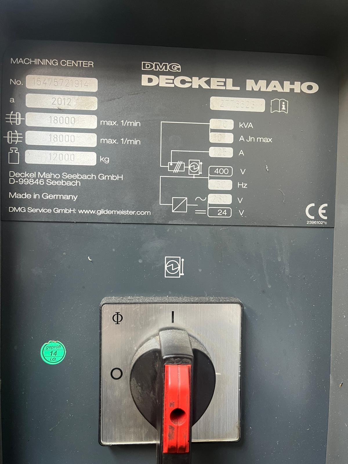 DMG 5 ASSI - DMU 60 EVOLUTION